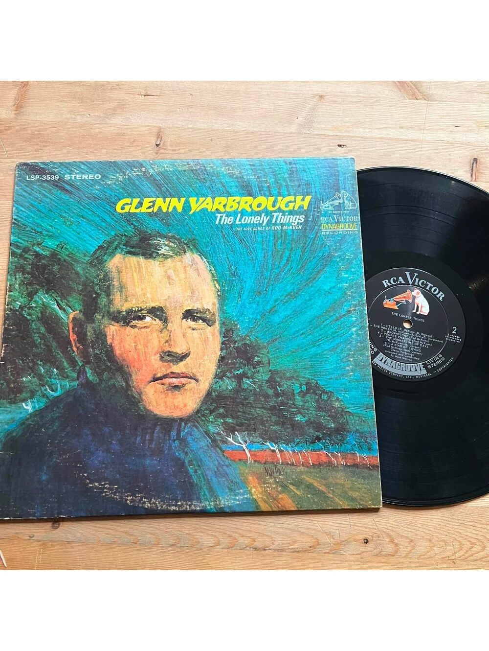 Glenn Yarbrough - The Lonely Things 33rpm VG+ VR22